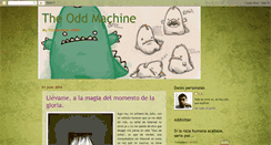 Desktop Screenshot of oddmachine.blogspot.com