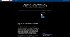 Desktop Screenshot of anorexiaalcoholic.blogspot.com