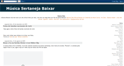 Desktop Screenshot of musicasertanejabaixar.blogspot.com