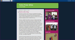 Desktop Screenshot of notesfromafrica.blogspot.com