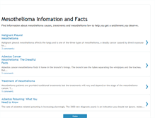 Tablet Screenshot of get-mesothelioma-facts.blogspot.com