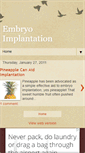 Mobile Screenshot of pineappleforimplantation.blogspot.com