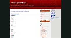 Desktop Screenshot of intensivespanishcourse.blogspot.com