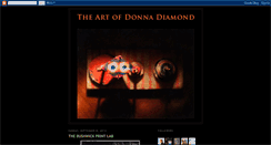 Desktop Screenshot of donnadiamondart.blogspot.com