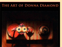 Tablet Screenshot of donnadiamondart.blogspot.com