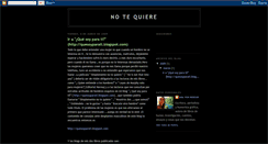 Desktop Screenshot of notequiere.blogspot.com