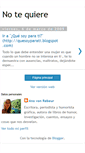 Mobile Screenshot of notequiere.blogspot.com