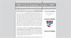 Desktop Screenshot of freerapidsharedownload.blogspot.com