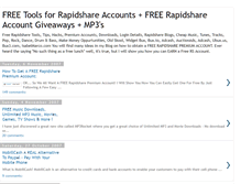 Tablet Screenshot of freerapidsharedownload.blogspot.com