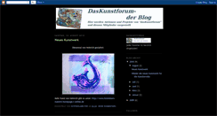Desktop Screenshot of daskunstforum.blogspot.com