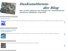 Tablet Screenshot of daskunstforum.blogspot.com