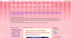 Desktop Screenshot of lisaslovesbooksofcourse.blogspot.com