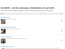 Tablet Screenshot of cat-birth.blogspot.com