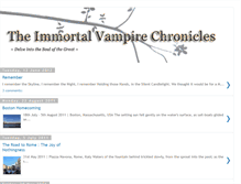 Tablet Screenshot of immortalvampire.blogspot.com