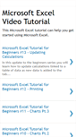 Mobile Screenshot of excelvideo.blogspot.com