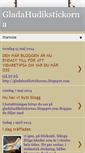 Mobile Screenshot of gladahudikstickorna.blogspot.com