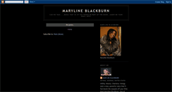 Desktop Screenshot of marylineblackburn.blogspot.com