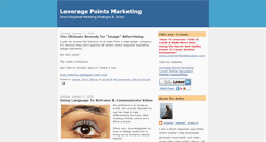 Desktop Screenshot of leveragepointsmarketing.blogspot.com