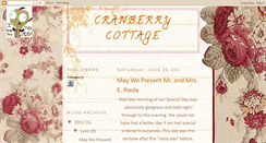 Desktop Screenshot of cranberrycottage5256.blogspot.com