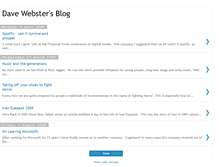 Tablet Screenshot of davidwebstersblog.blogspot.com