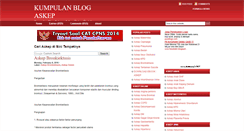 Desktop Screenshot of kumpulanblogaskep.blogspot.com