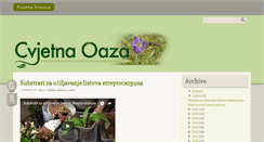 Desktop Screenshot of cvjetnaoaza.blogspot.com