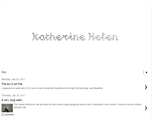 Tablet Screenshot of katherine-helen.blogspot.com