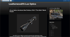 Desktop Screenshot of hi-luxoptics.blogspot.com