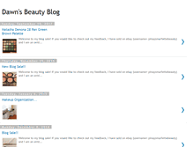 Tablet Screenshot of dawnsbeautyblog.blogspot.com