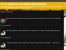 Tablet Screenshot of muzicadeazi.blogspot.com