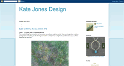 Desktop Screenshot of katejonesdesign.blogspot.com