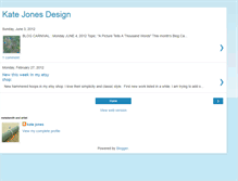 Tablet Screenshot of katejonesdesign.blogspot.com