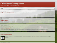 Tablet Screenshot of oxfordwinetasting.blogspot.com