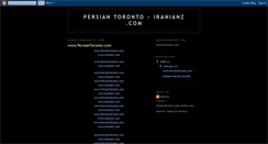 Desktop Screenshot of persiantoronto.blogspot.com