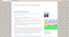 Desktop Screenshot of cor-de-rosaporquinho.blogspot.com