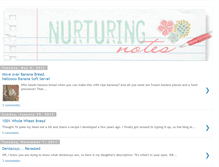 Tablet Screenshot of nurturingnotes.blogspot.com