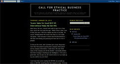 Desktop Screenshot of ethicalbizpractice.blogspot.com