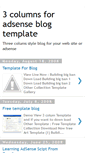 Mobile Screenshot of 3colums-blog-adsense.blogspot.com
