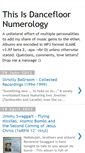 Mobile Screenshot of dancefloornumerology.blogspot.com