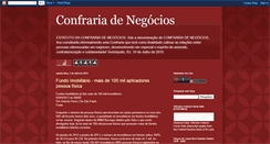 Desktop Screenshot of confrariadenegocios.blogspot.com