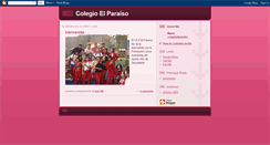 Desktop Screenshot of colegioparaiso.blogspot.com