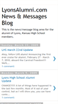 Mobile Screenshot of lyonsalumni.blogspot.com