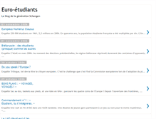 Tablet Screenshot of euro-etudiants.blogspot.com