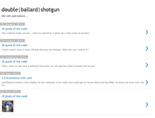 Tablet Screenshot of doubleballardshotgun.blogspot.com