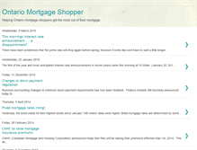 Tablet Screenshot of ontariomortgageshopper.blogspot.com