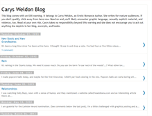 Tablet Screenshot of carysweldonblog.blogspot.com