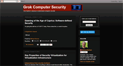 Desktop Screenshot of grok-security.blogspot.com