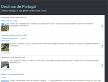 Tablet Screenshot of destinosdeportugal.blogspot.com