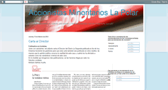 Desktop Screenshot of minoritarioslapolar.blogspot.com