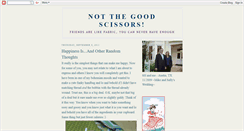 Desktop Screenshot of notthegoodscissors.blogspot.com